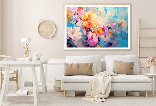 Spring Flower Abstract Colorful Oil  vHome Decor Premium Quality Poster Print Choose Your Sizes