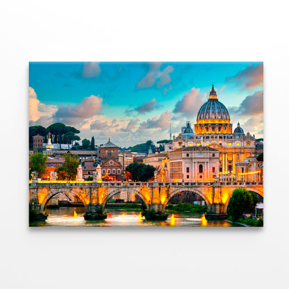 St. Peter's Basilica, Rome, Italy Wall Art Decor 100% Australian Made