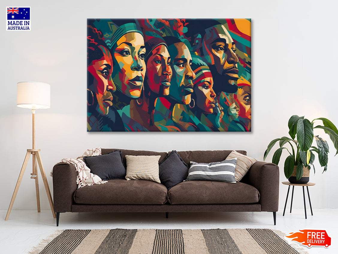 Colorful Black History Month Art Print 100% Australian Made