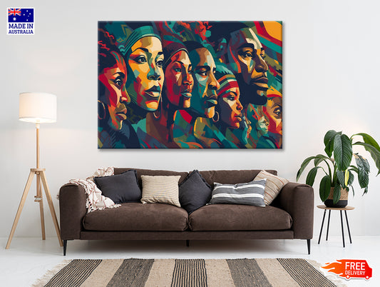 Colorful Black History Month Art Print 100% Australian Made