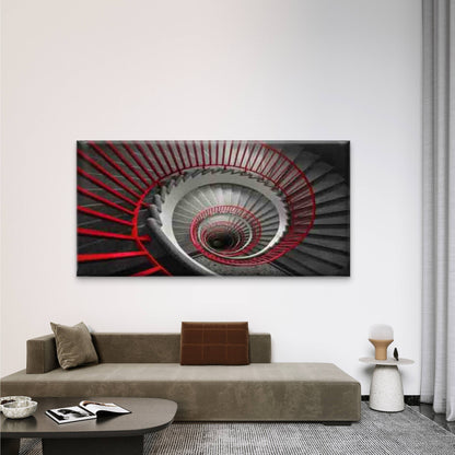 Abstract Photo of a Spiral Wall Art Canvas Office Home Room Framed 120x60cm