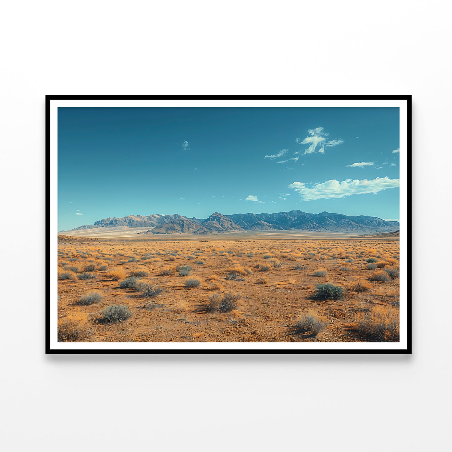 Mountains and Blue Sky View Home Decor Premium Quality Poster Print Choose Your Sizes