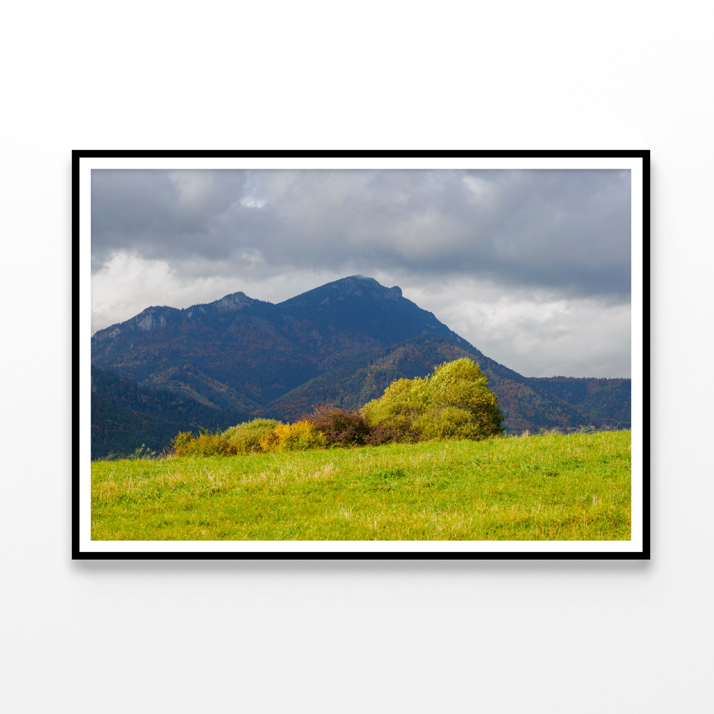 Green Mountains with Storm Clouds Home Decor Premium Quality Poster Print Choose Your Sizes