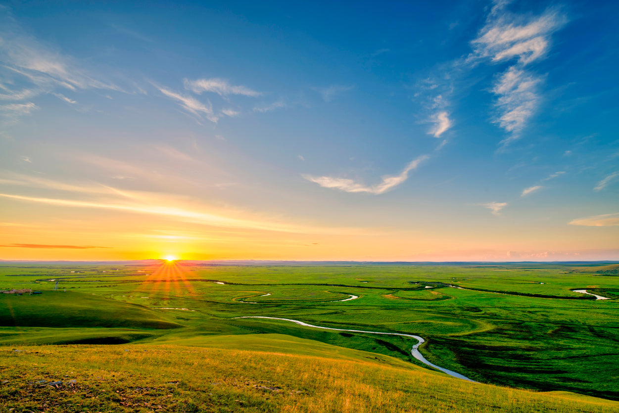 The Summer Grassland of China Home Decor Premium Quality Poster Print Choose Your Sizes