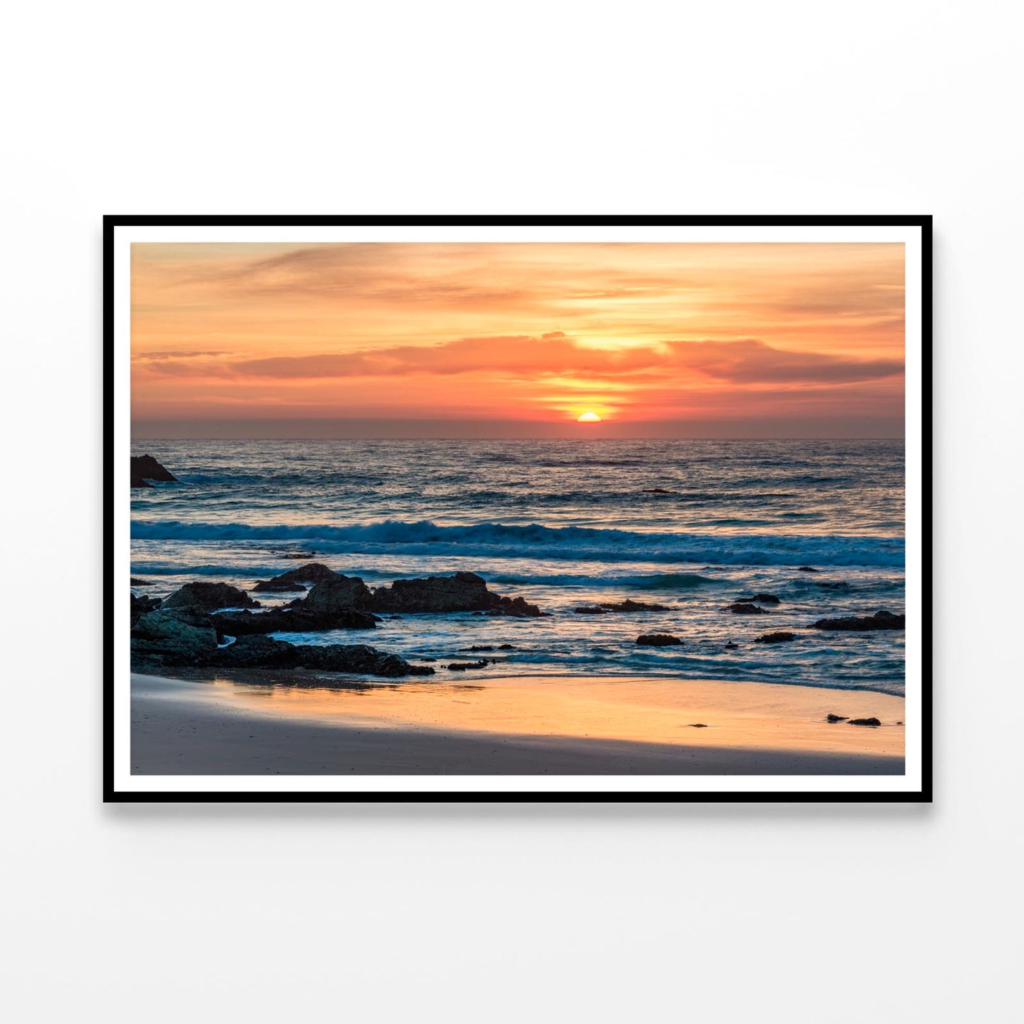 Peaceful Sunrise at Beach Home Decor Premium Quality Poster Print Choose Your Sizes