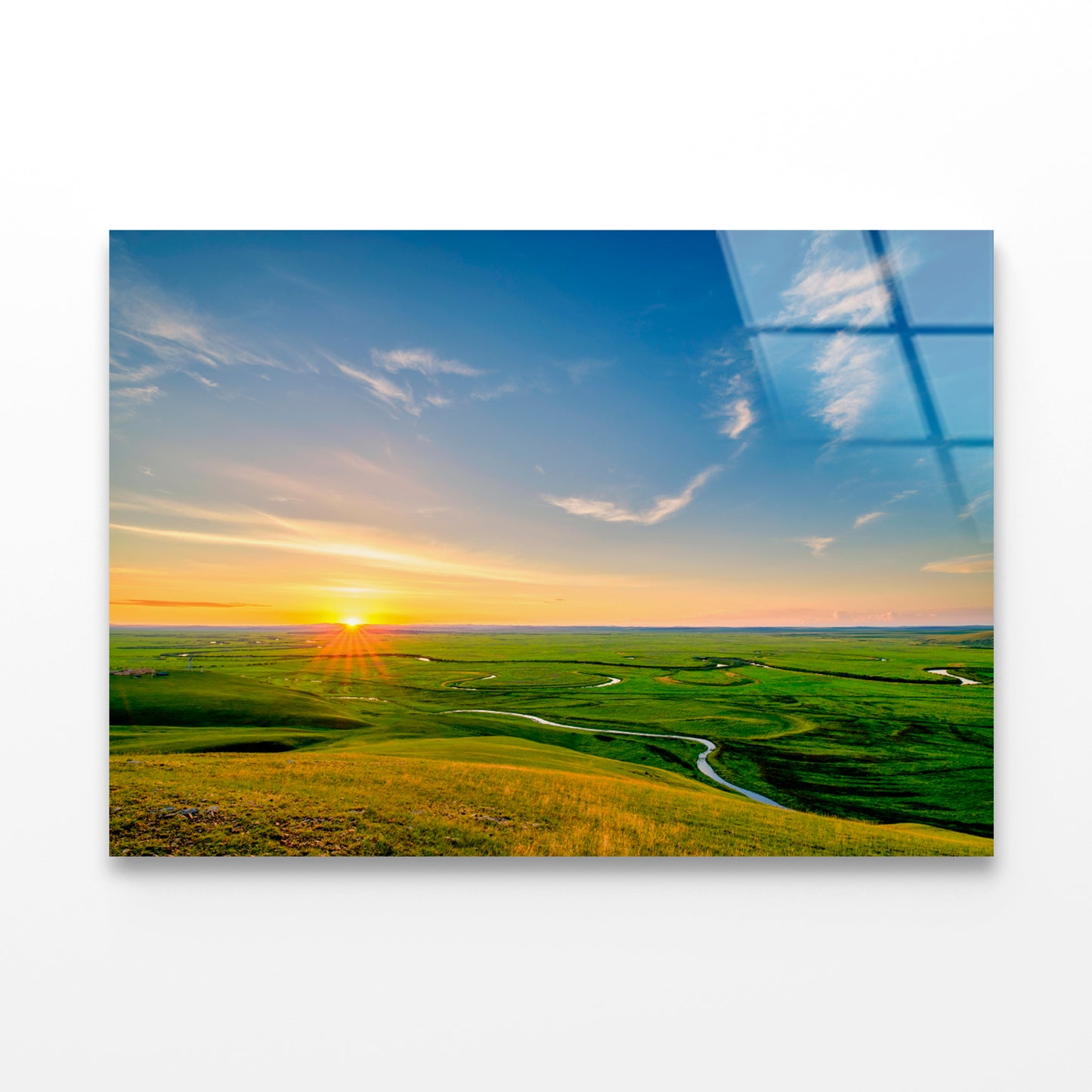 The Summer Grassland of China Acrylic Glass Print Tempered Glass Wall Art 100% Made in Australia Ready to Hang