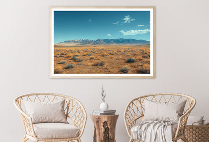 Mountains and Blue Sky View Home Decor Premium Quality Poster Print Choose Your Sizes