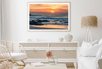 Peaceful Sunrise at Beach Home Decor Premium Quality Poster Print Choose Your Sizes