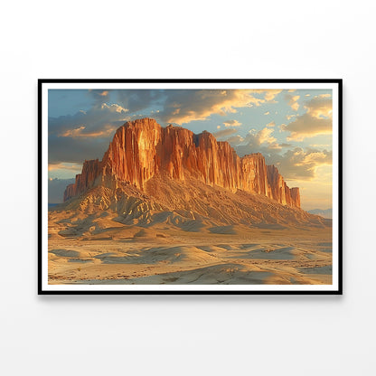 View of Valley at Sunset Home Decor Premium Quality Poster Print Choose Your Sizes