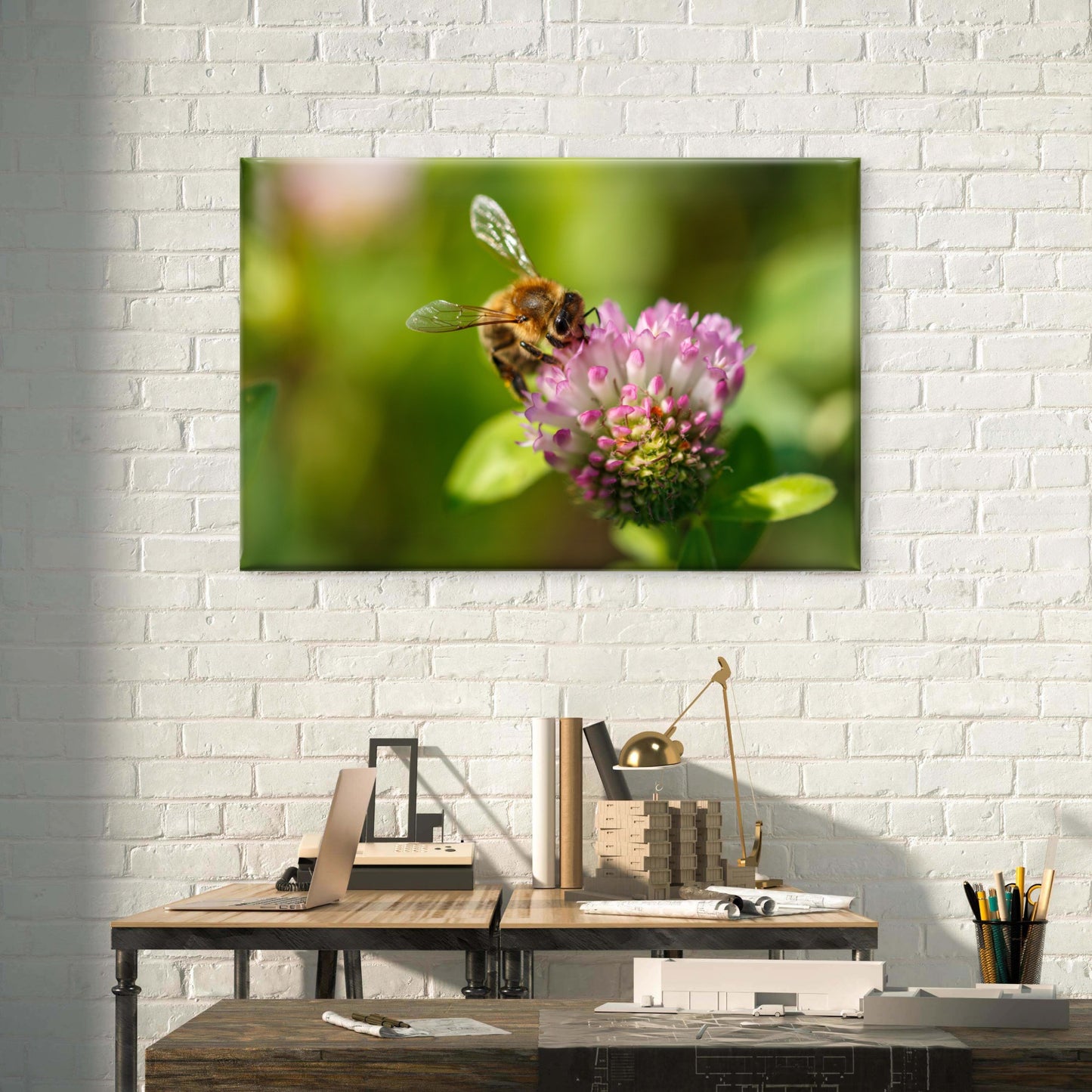 Honeybee Pollen Italy Wall Art Decor 100% Australian Made