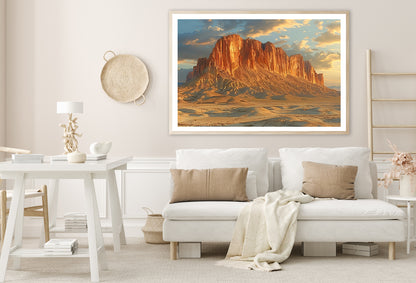 View of Valley at Sunset Home Decor Premium Quality Poster Print Choose Your Sizes