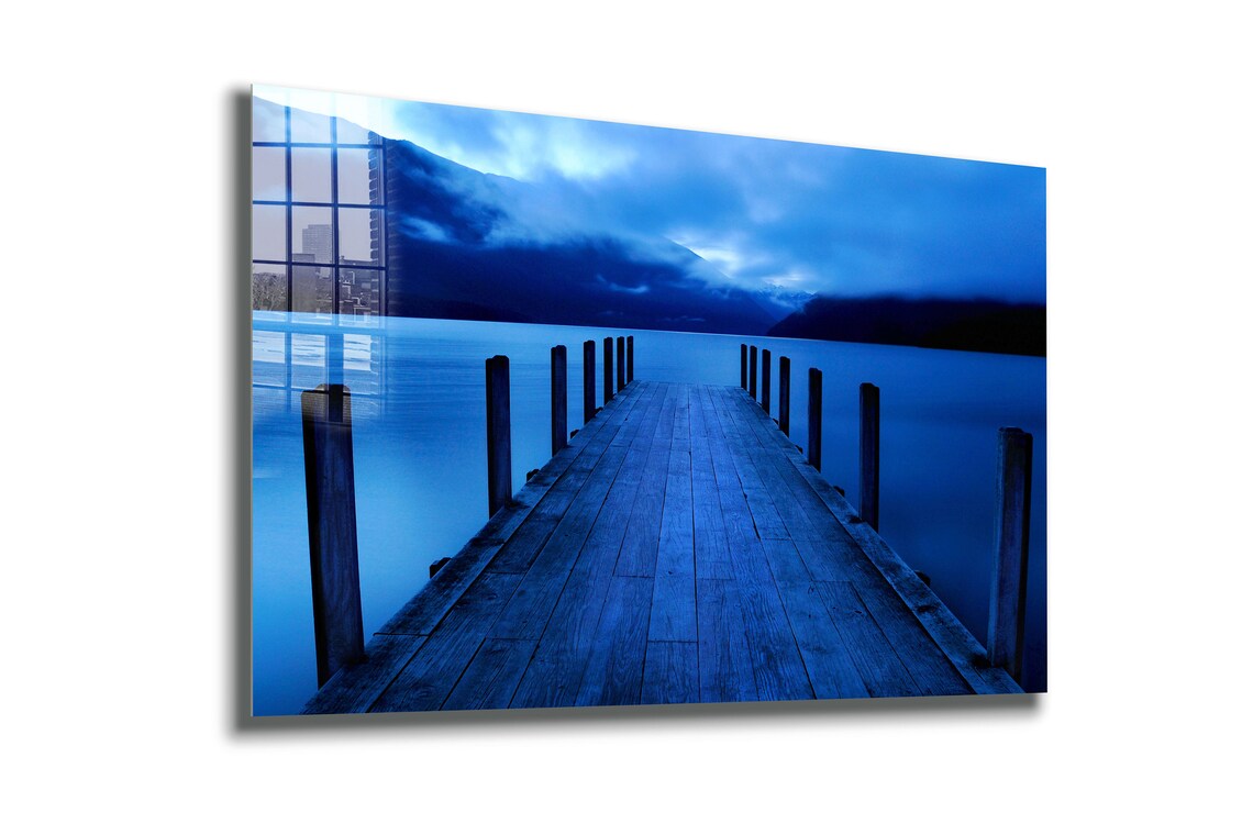 Tranquil Peaceful Lake UV Direct Aluminum Print Australian Made Quality