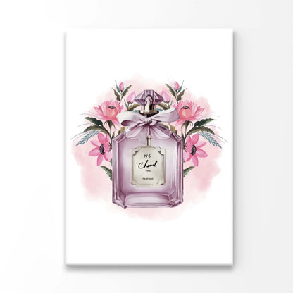 Pink Purple Perfume 3D Design Acrylic Glass Print Tempered Glass Wall Art 100% Made in Australia Ready to Hang