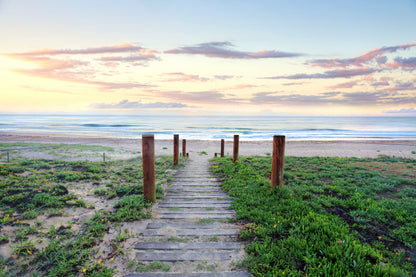 Pretty Sunrise and Narrow Path Leading Down to A Glorious Beach Wall Art Decor 100% Australian Made