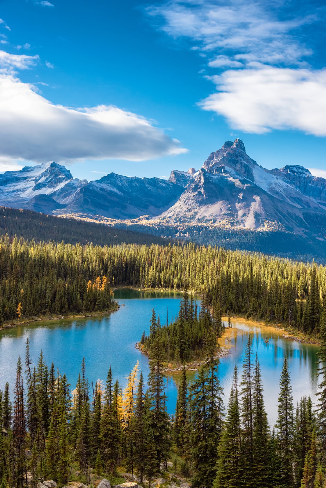 Glacier Lake & Canadian Mountains Home Decor Premium Quality Poster Print Choose Your Sizes