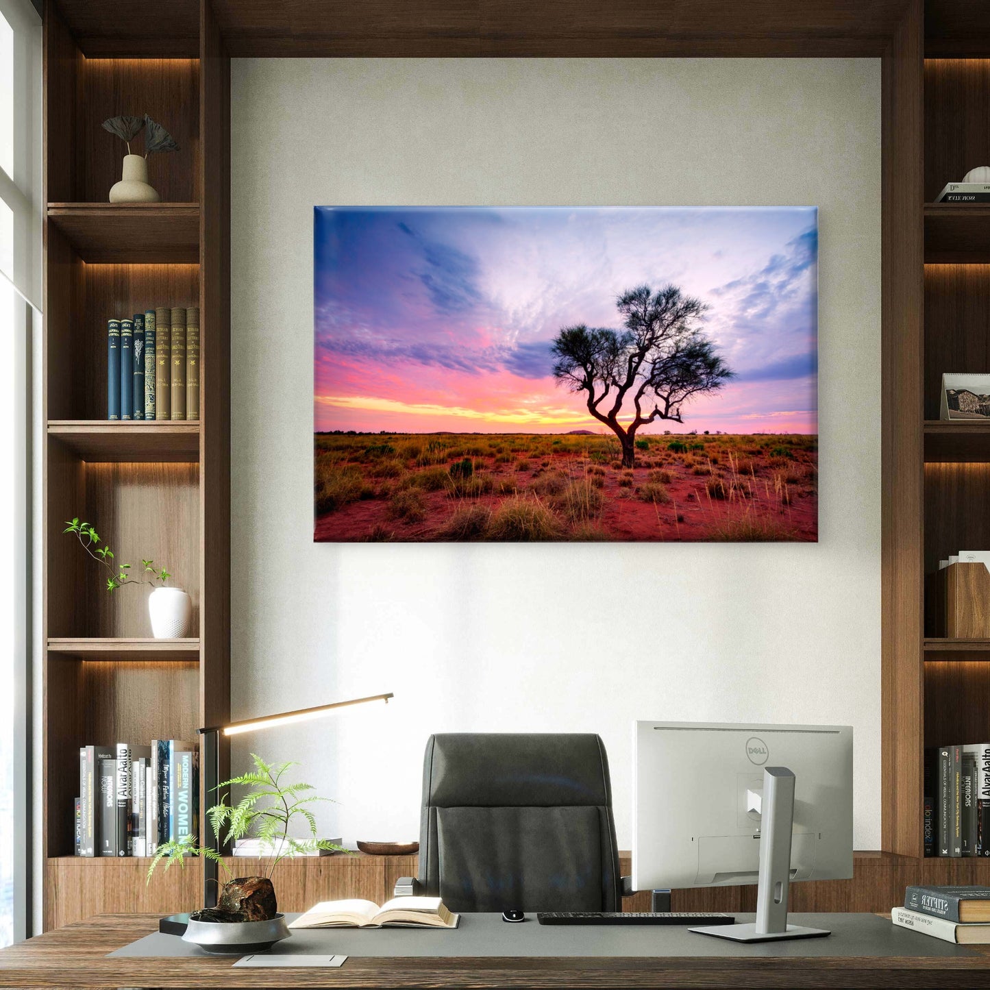Australian Outback Sunset Desert Wall Art Decor 100% Australian Made