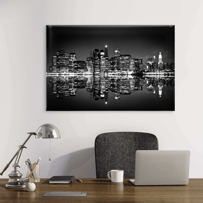 New York Skyline Black and White Wall Art Decor 100% Australian Made