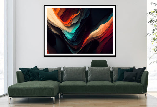 Abstract Colorful Wallpaper Home Decor Premium Quality Poster Print Choose Your Sizes