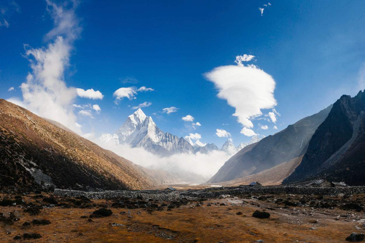 Amazing Mountains on the Way to Everest Base Home Decor Premium Quality Poster Print Choose Your Sizes