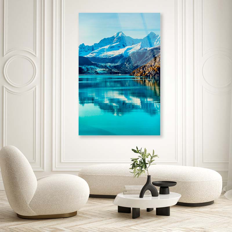 Glacier Bay Cruise Ship Acrylic Glass Print Tempered Glass Wall Art 100% Made in Australia Ready to Hang