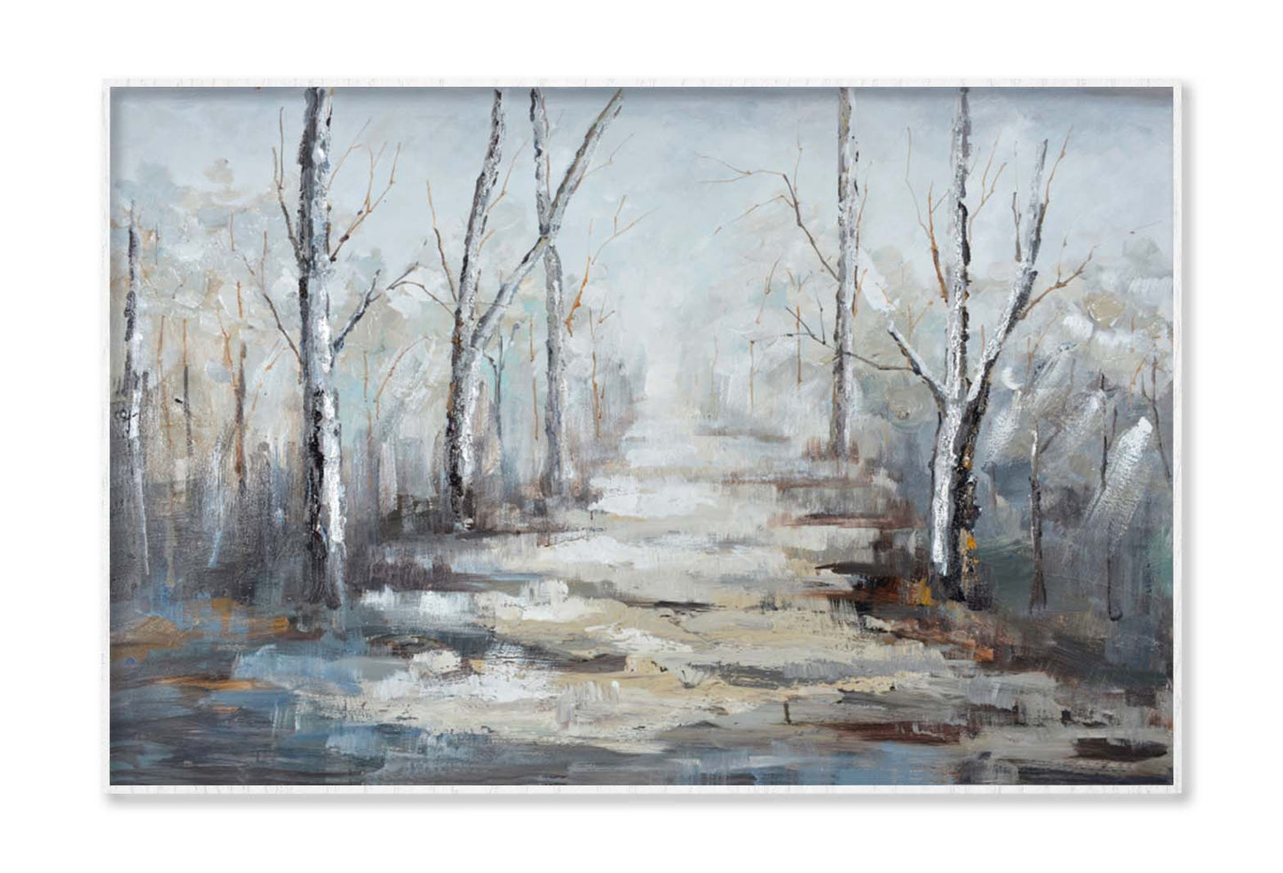 Abstract Forest Oil Painting Wall Art Limited Edition High Quality Print