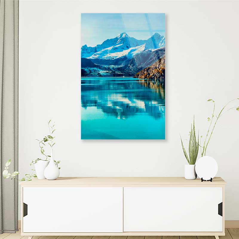 Glacier Bay Cruise Ship Acrylic Glass Print Tempered Glass Wall Art 100% Made in Australia Ready to Hang