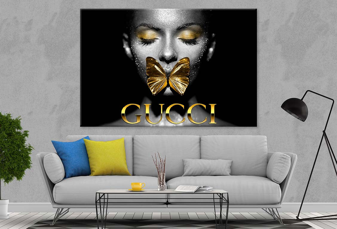 Gold Butterfly Girl Gucci 100% Australian Made