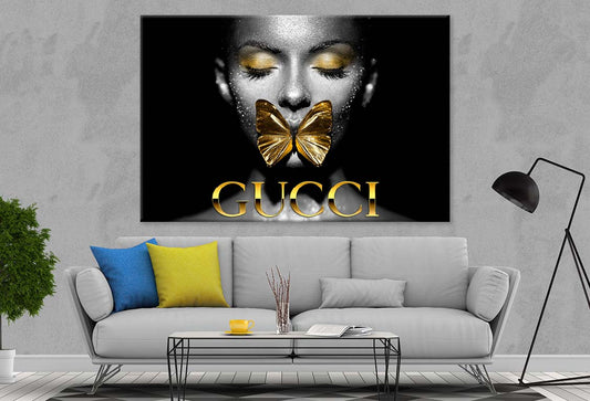 Gold Butterfly Girl Gucci 100% Australian Made