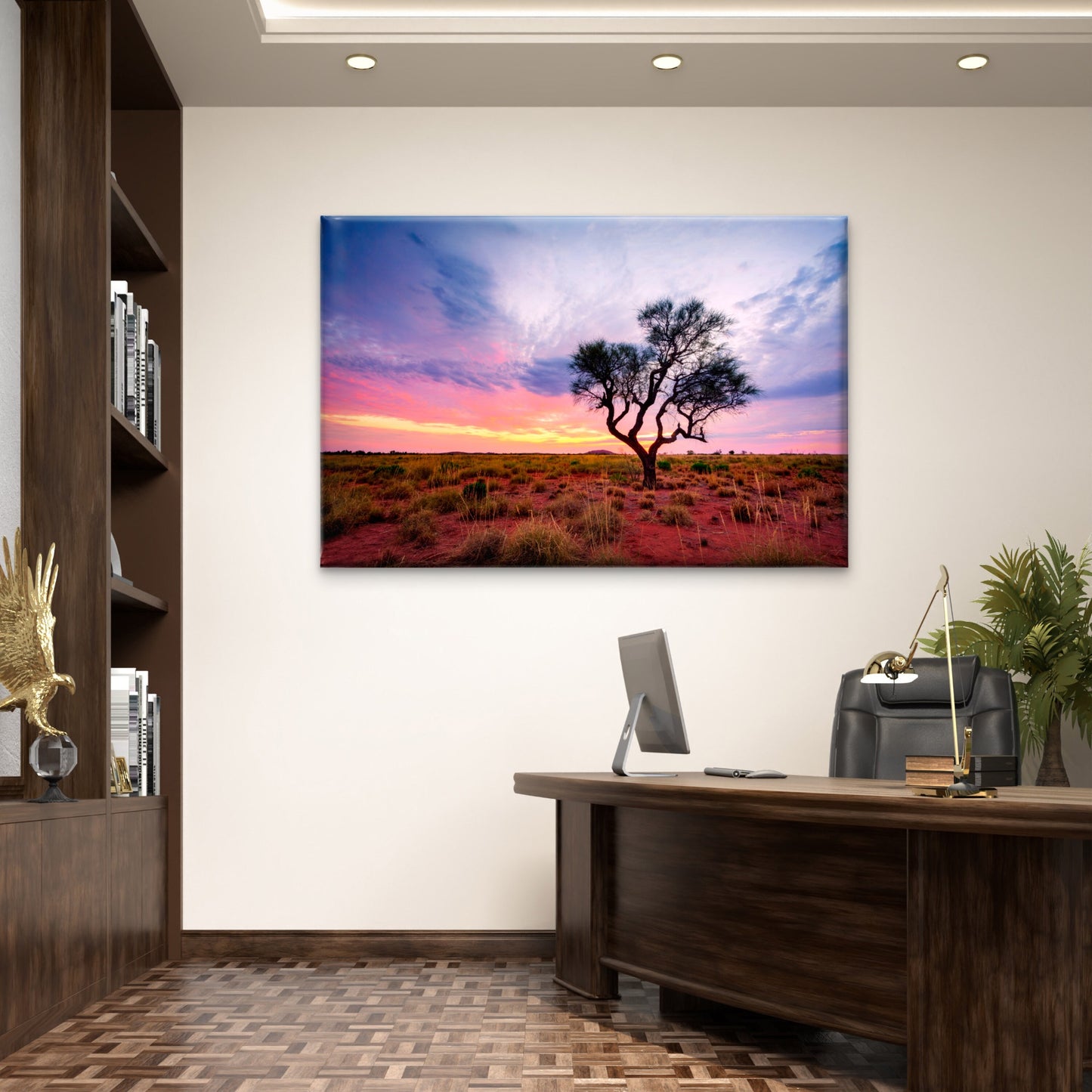 Australian Outback Sunset Desert Wall Art Decor 100% Australian Made