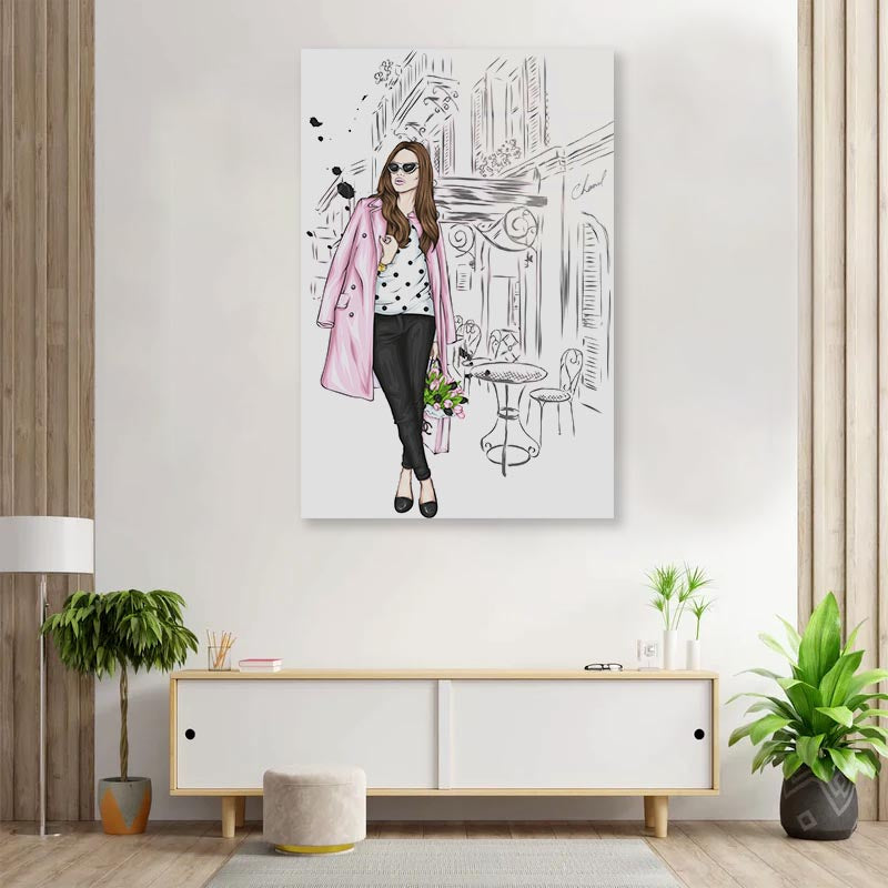 Modern Fashion Store 3D Design Acrylic Glass Print Tempered Glass Wall Art 100% Made in Australia Ready to Hang