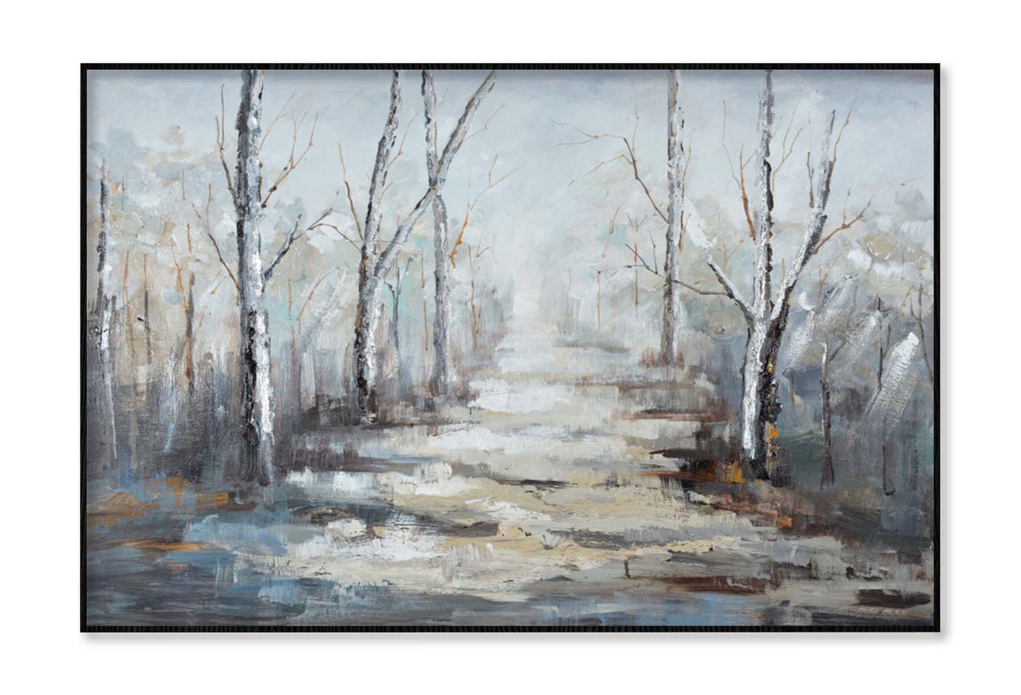 Abstract Forest Oil Painting Wall Art Limited Edition High Quality Print