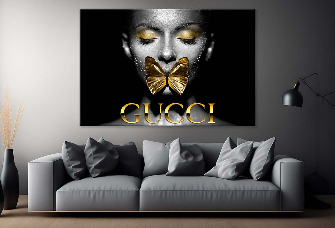 Gold Butterfly Girl Gucci 100% Australian Made