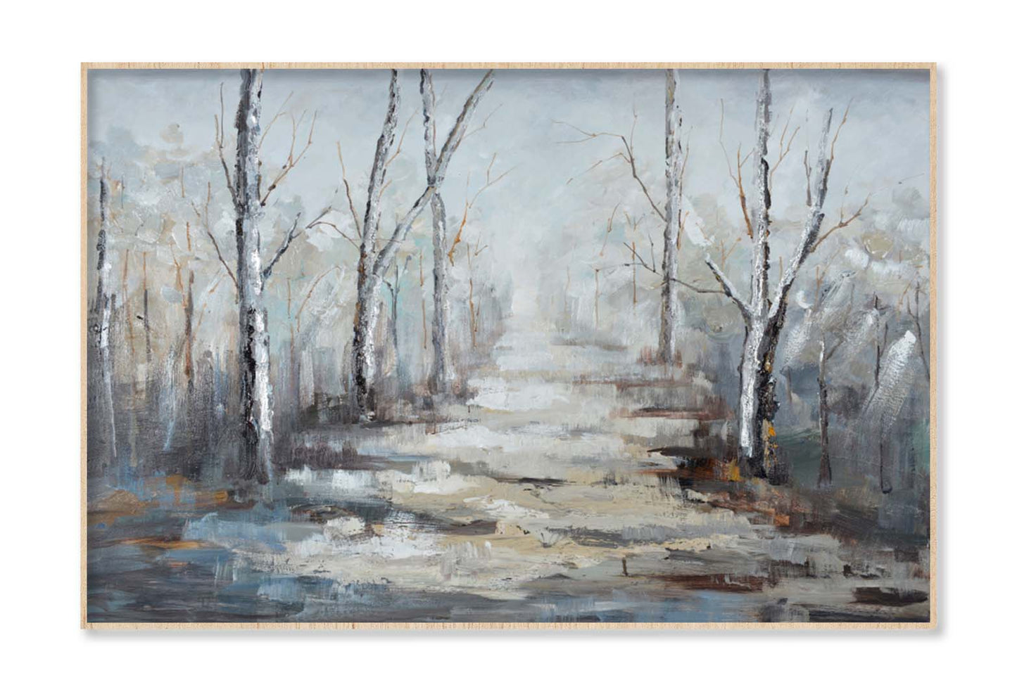 Abstract Forest Oil Painting Wall Art Limited Edition High Quality Print