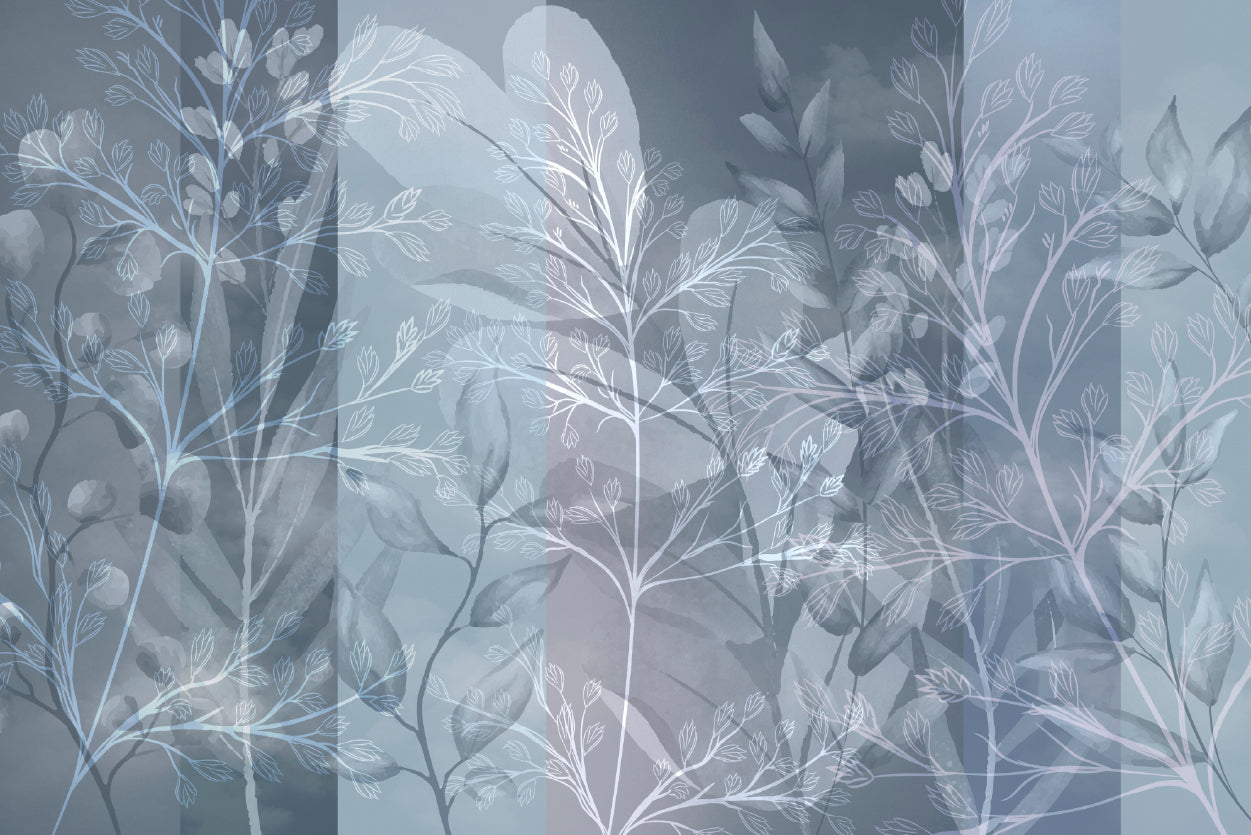 Shape of Tree Branches and Leaves Abstract Print 100% Australian Made