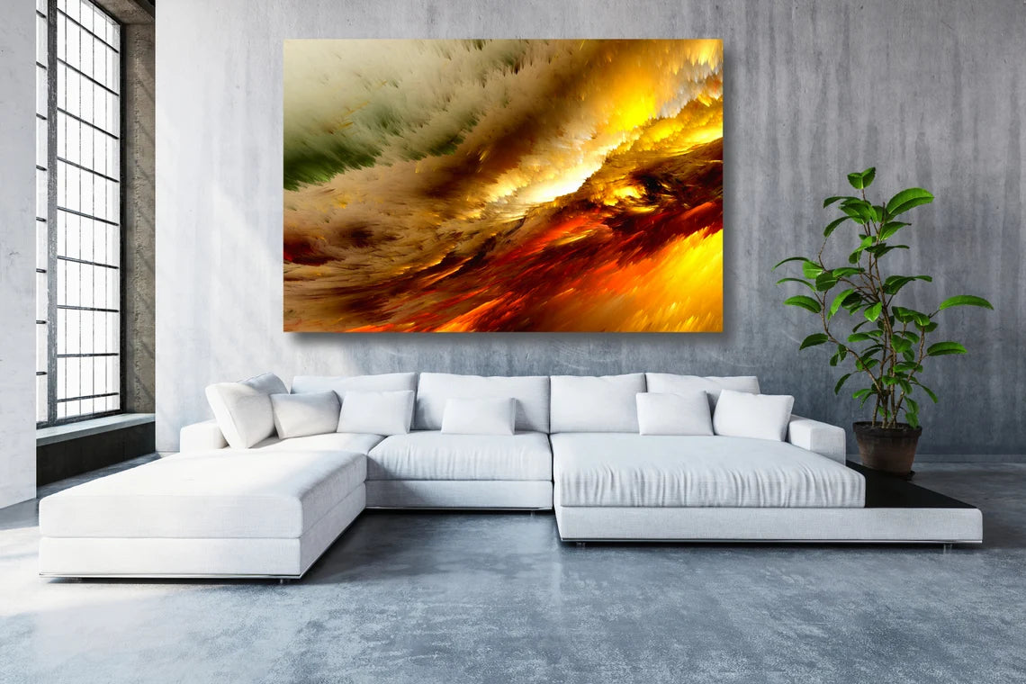 Abstract Clouds UV Direct Aluminum Print Australian Made Quality