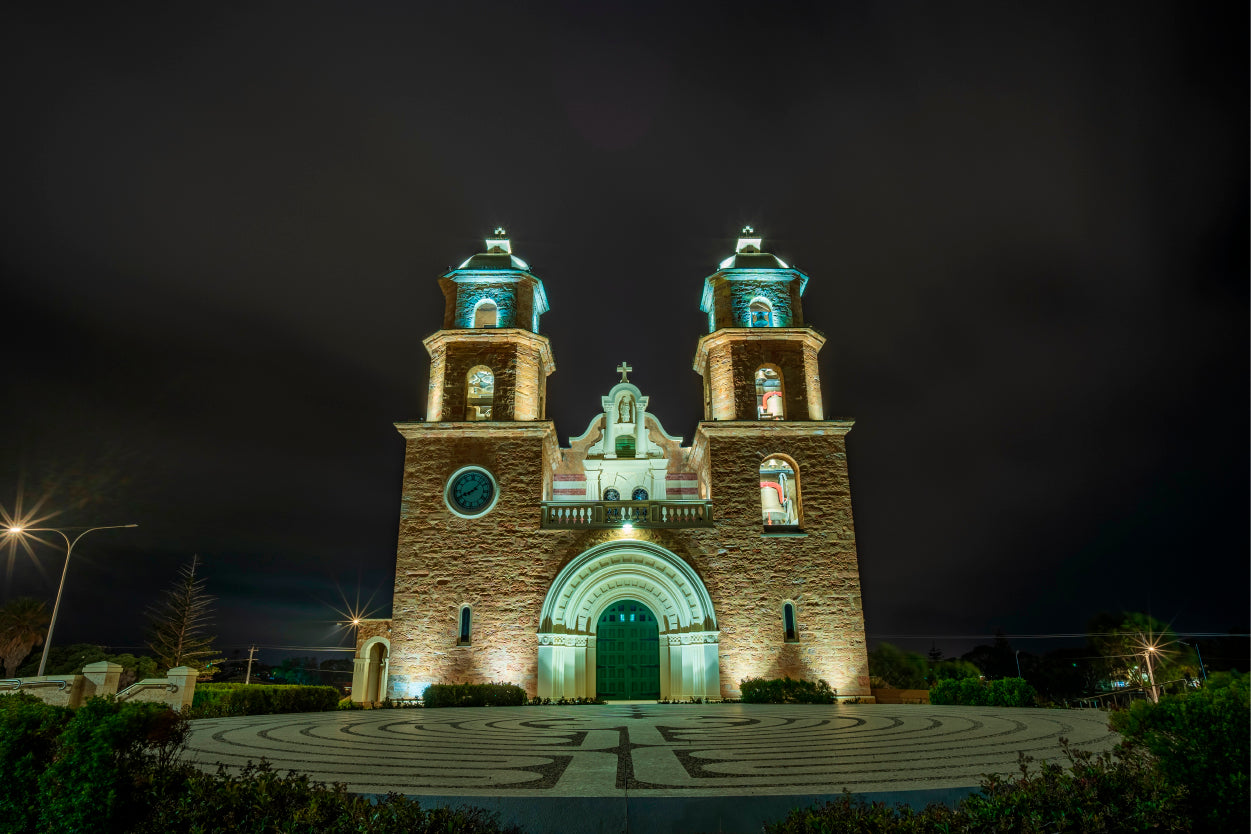 St Francis Xavier Cathedral in Geraldton Australia Wall Art Decor 100% Australian Made