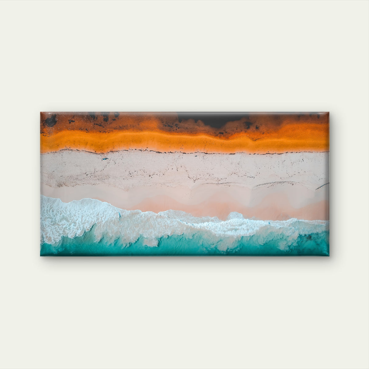 River Meets the Sea Guilderton Australia Wall Art Canvas Office Home Room Framed 120x60cm