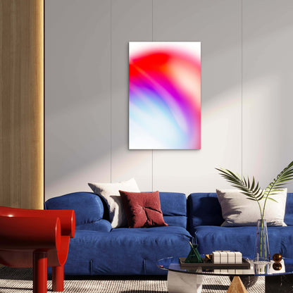 Abstract Vibrant Gradient Design 60x90cm Metal Print Ready to Hang
