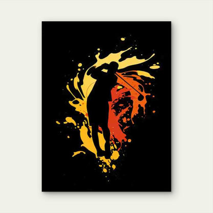 Dynamic Splashes Art Modern Retro 60x90cm Metal Print Ready to Hang