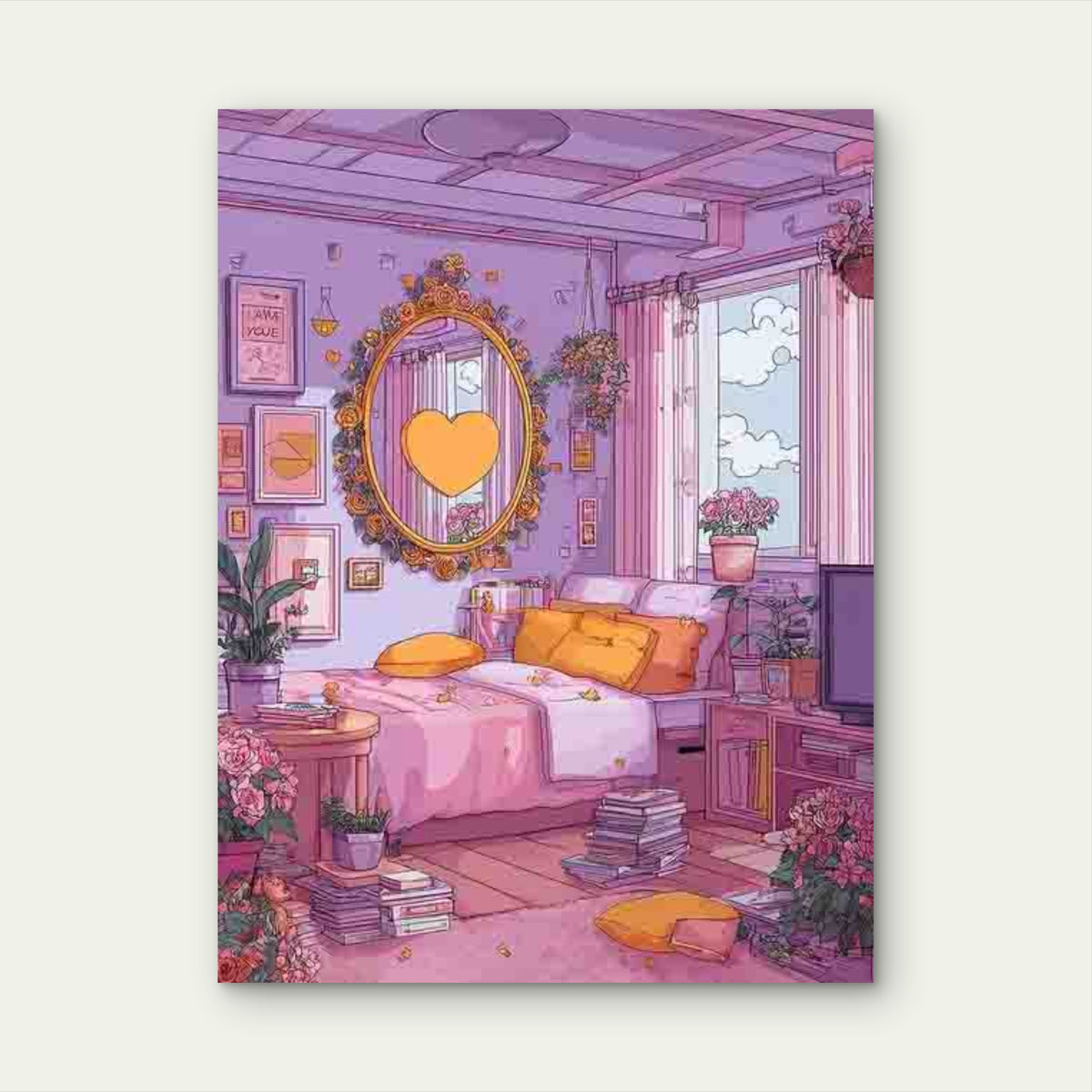 Wallency Self Love Club Metal Print Ready to Hang