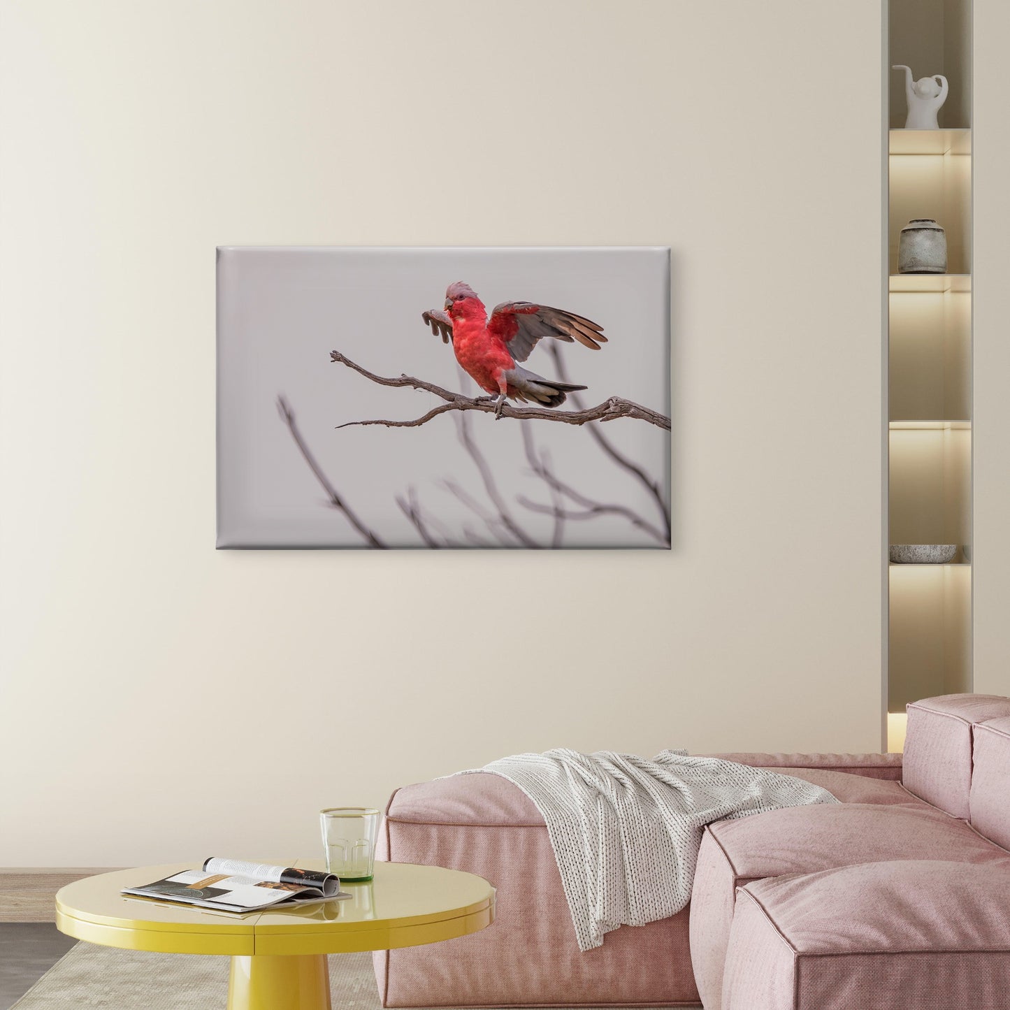 Galah Australia Wings Out Wall Art Decor 100% Australian Made