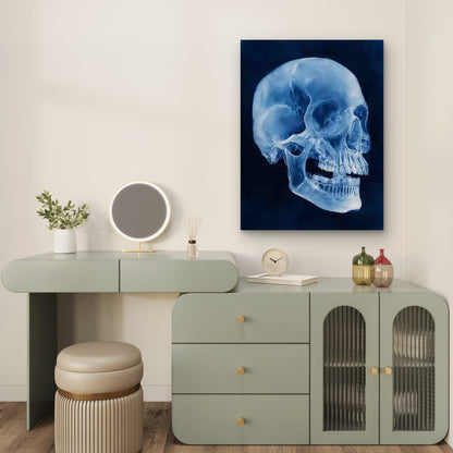 Skull Teeth Pan X-Ray Dental Anatomy 60x90cm Metal Print Ready to Hang