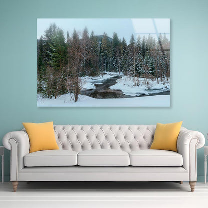 Winter Landscapes in Siberia Acrylic Glass Print Tempered Glass Wall Art 100% Made in Australia Ready to Hang