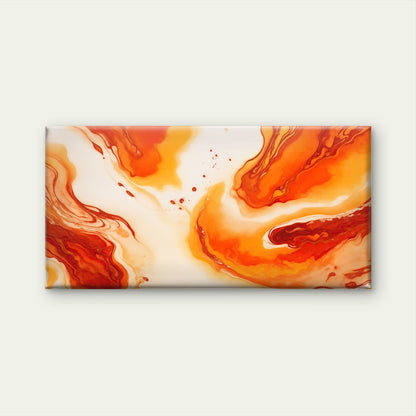 Molten Lava Flowing Wall Art Canvas Office Home Room Framed 120x60cm