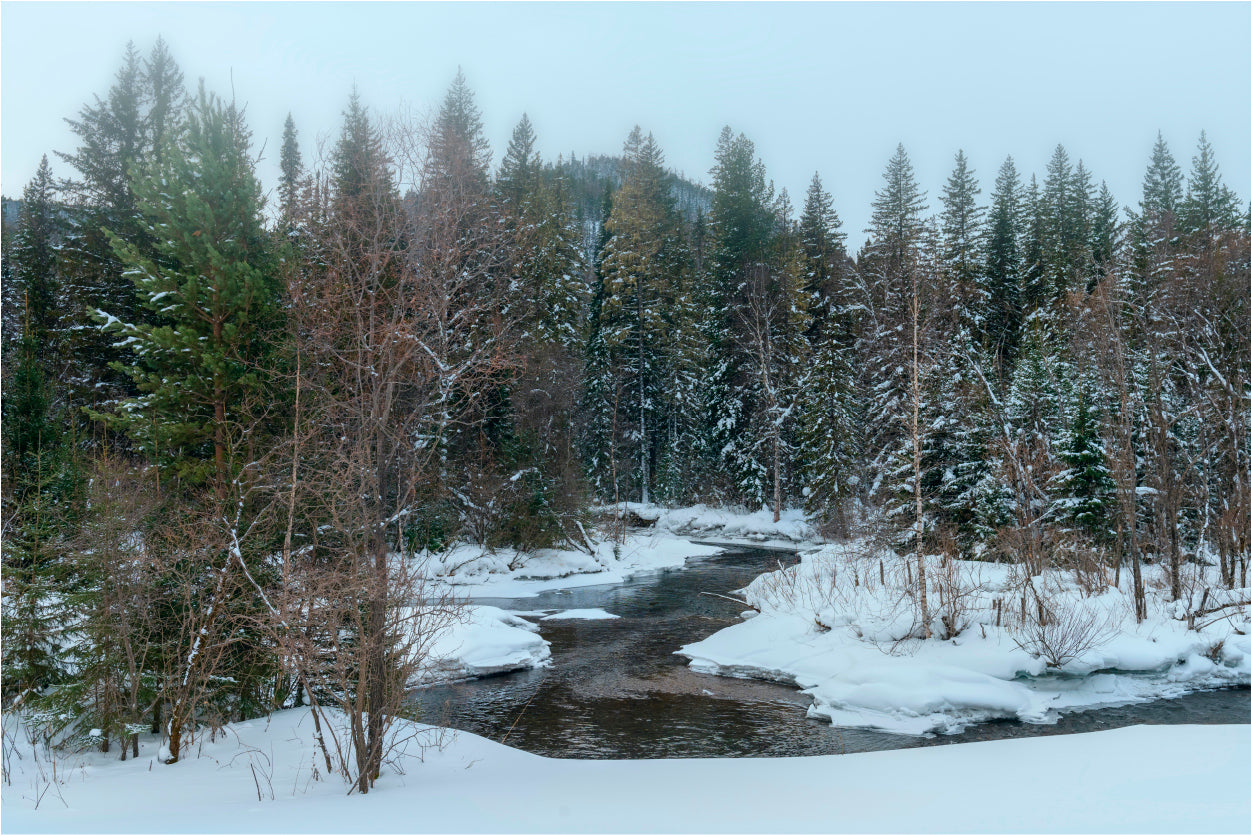 Winter Landscapes in Siberia Print 100% Australian Made