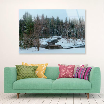 Winter Landscapes in Siberia Acrylic Glass Print Tempered Glass Wall Art 100% Made in Australia Ready to Hang