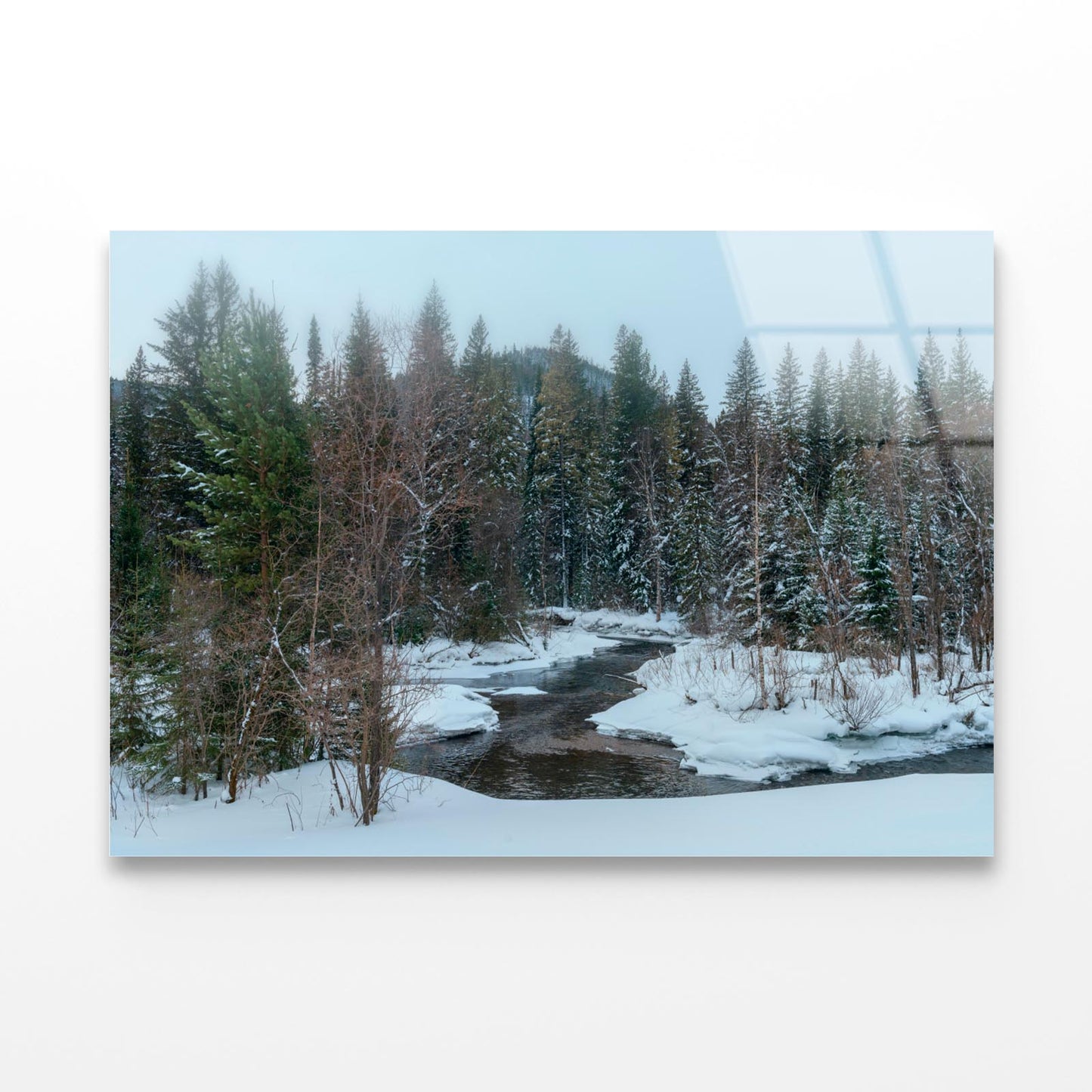 Winter Landscapes in Siberia Acrylic Glass Print Tempered Glass Wall Art 100% Made in Australia Ready to Hang