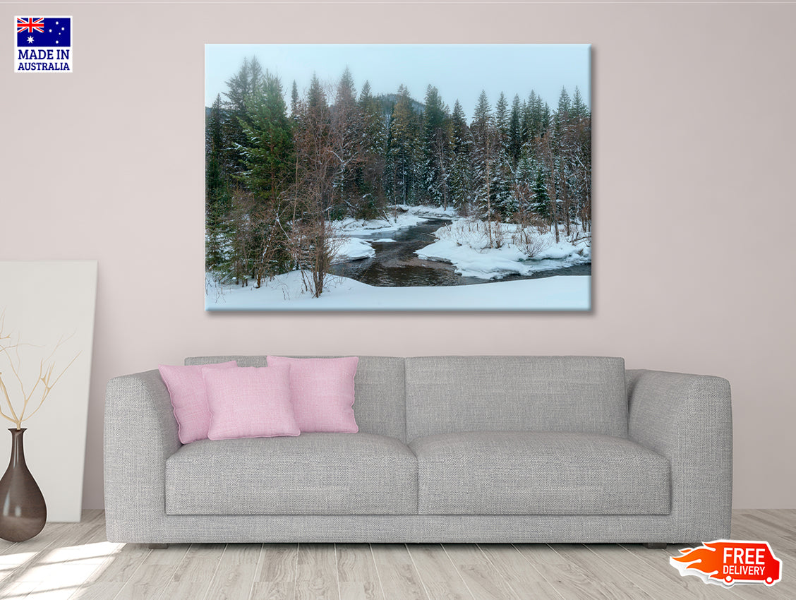 Winter Landscapes in Siberia Print 100% Australian Made