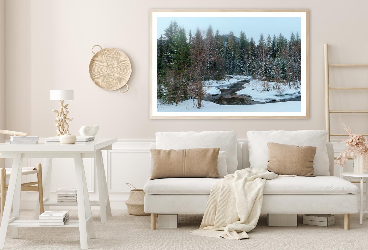 Winter Landscapes in Siberia Home Decor Premium Quality Poster Print Choose Your Sizes