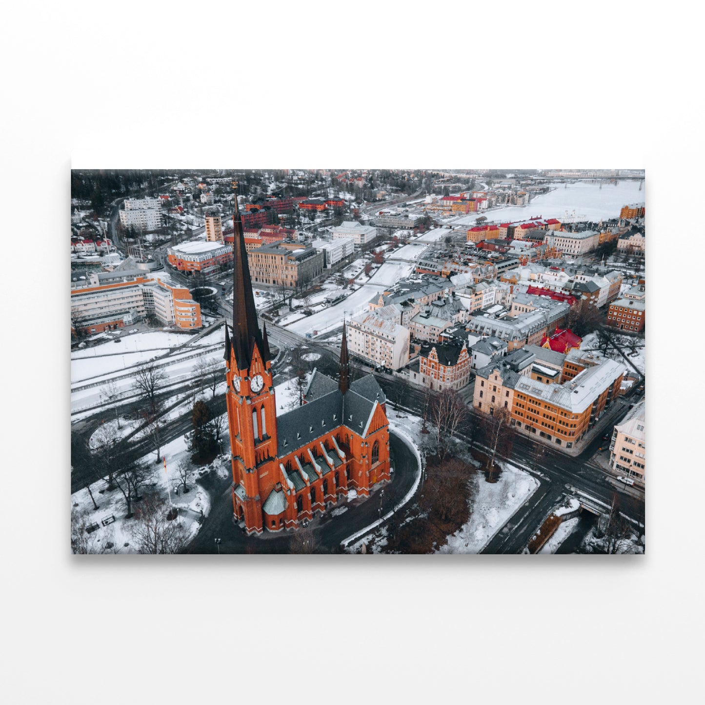 Gustav Adolf Church in Winter Print 100% Australian Made